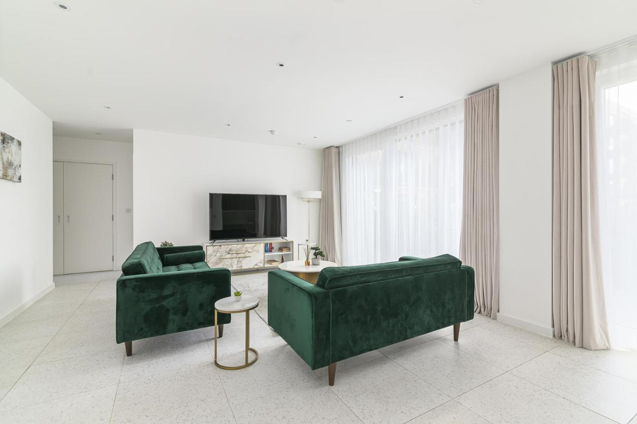 Luxury Spacious Flat With Communal Gardens And Parking Лондон Екстериор снимка